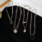 Faux Pearl / Alloy Pendant Layered Necklace (various Designs)