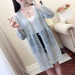 Long Knit Light Jacket