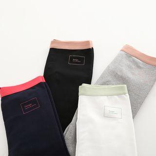 Contrast Waist Leggings