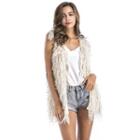 Fringe Knit Vest