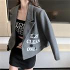 Loose-fit Double-breasted Wool Blazer