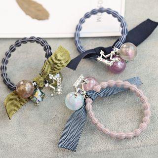 Bead & Knot Hair Tie