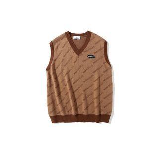 V-neck Logo Sweater Vest