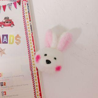 Chenille Rabbit Brooch