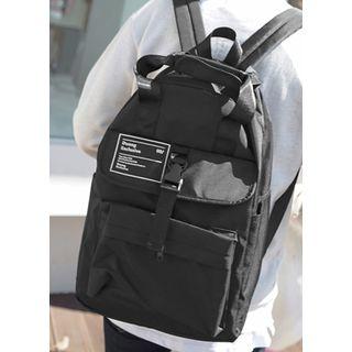 Lettering-patch Backpack