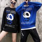 Couple Matching Panda Print Sweater
