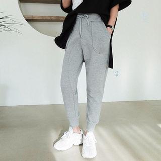 Baggy Jogger Sweatpants Gray - One Size