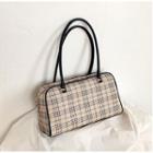 Plaid Shoulder Bag As Shown In Figure - One Size