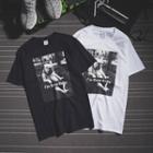 Bulldog Print Short Sleeve T-shirt