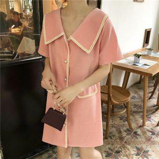 Color Panel A-line Dress