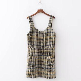 Tweed Mini A-line Jumper Dress