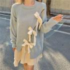 Bow Sweater Blue - One Size