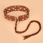 Tie-front Cutout Wide Strap