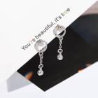 Star Chain Dangle Earring 1 Pair - Planet - One Size
