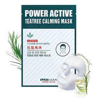Ipkn - Man Power Active Tea Tree Calming Mask 1pc 24g