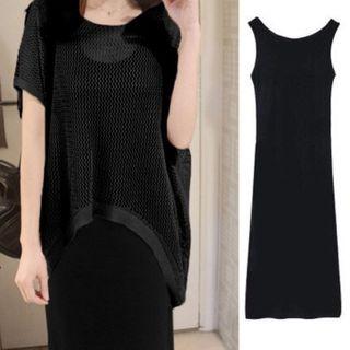 Short-sleeve Knit Top / Tank Dress