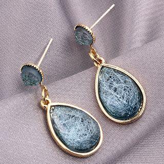 Geometric Water Drop Earring