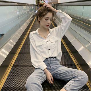 Pocket Detail Shirt / Camisole Top