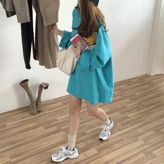 Oversized Plain Long Sleeve T-shirt