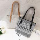 Panel Crochet Tote
