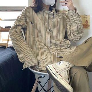 Striped Shirt Stripe - Khaki - One Size