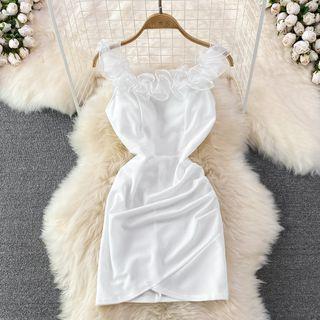 Ruffled Sheath Mini Dress