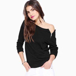 Long-sleeve Zip T-shirt