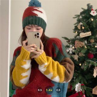 Set: Christmas Sweater + Beanie