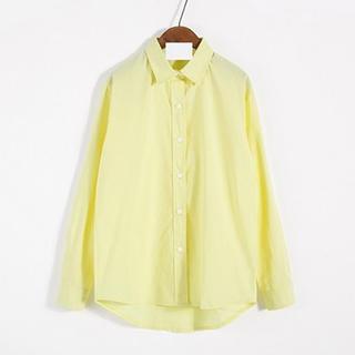 Dip Back Long-sleeve Shirt