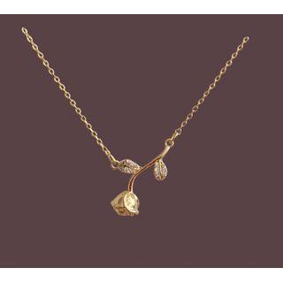 Alloy Rose Necklace