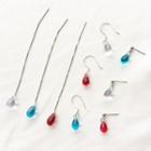 Sterling Silver Drop Accent Single Earring