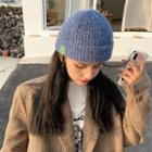 Butterfly Embroidered Knit Hat