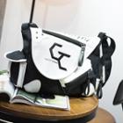 Color Panel Crossbody Carryall Bag