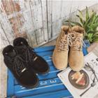 Lace-up Plain Desert Boots