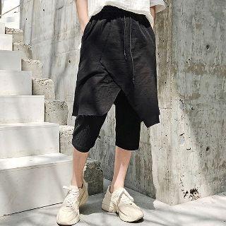Layered Cropped Pants