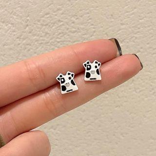 Cow Stud Earring / Clip-on Earring