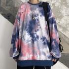 Tie-dyed Pullover Midnight Blue - One Size