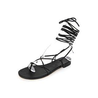 Flat-heel Gladiator Sandals