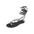 Flat-heel Gladiator Sandals