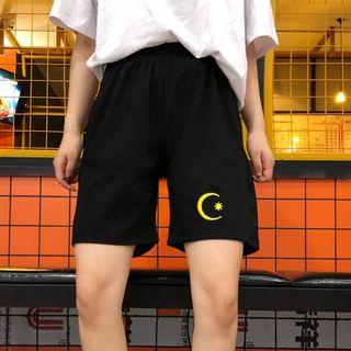 Embroidered Couple Matching Shorts
