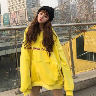Applique Hooded Sweatshirt