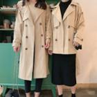 Belted Double-breasted Trench Coat / Trench Jacket