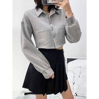 Cropped Pullover Shirt