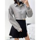 Cropped Pullover Shirt