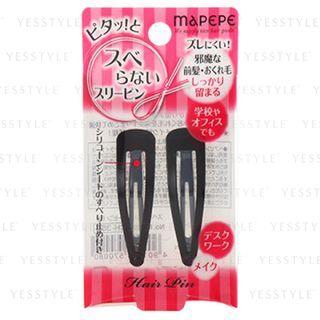 Mapepe - Hair Pin (black) (about 5 Cm) 2 Pcs