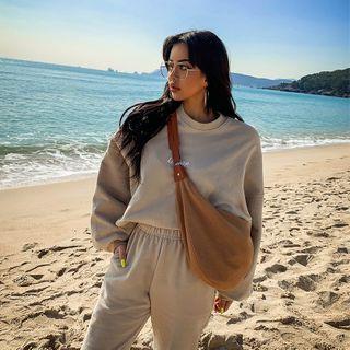 Cotton Sling Bag With Pouch