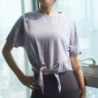 Sport Crop Short-sleeve T-shirt