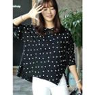 3/4-sleeve Dotted T-shirt