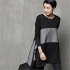 Two-tone Wool Blend Hanky Top