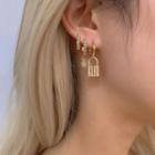Padlock Drop Earring
